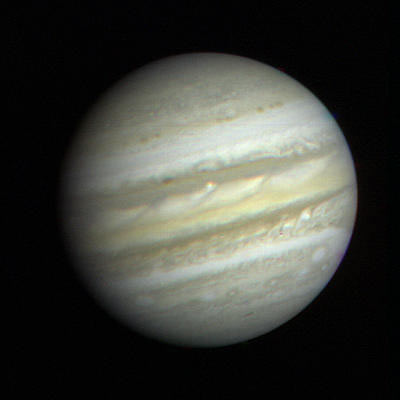 La prima foto di Giove