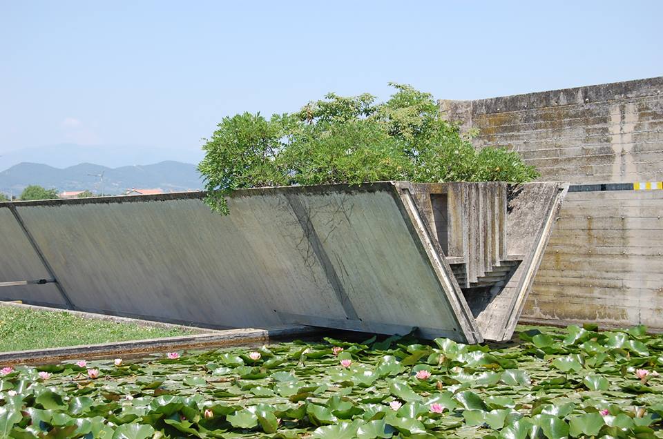 Cimitero a San Vito d'Altivole, Italia, 1969-78, progetto di Carlo Scarpa